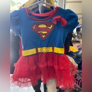 Supergirl 12m dress with cape